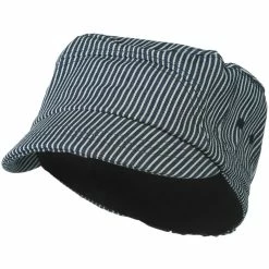 Jeanne Simmons Boy's Short Brim Military Hat