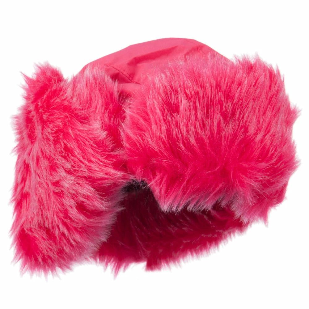 Jeanne Simmons Bright Nylon Faux Fur Trooper Hat - Image 15