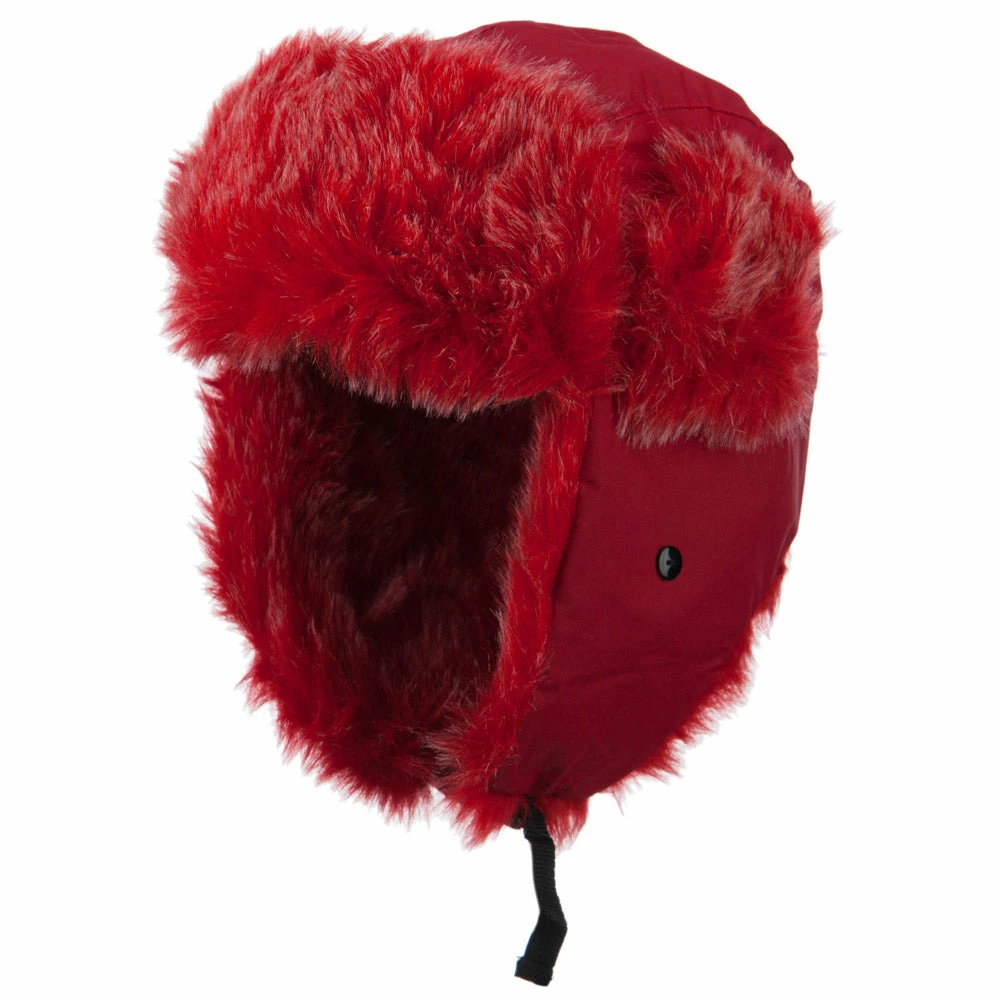 Jeanne Simmons Bright Nylon Faux Fur Trooper Hat