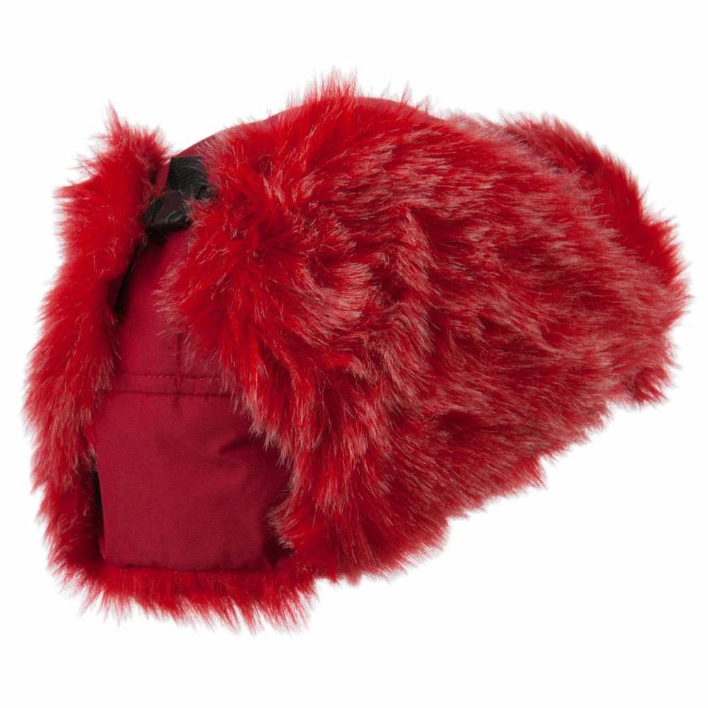 Jeanne Simmons Bright Nylon Faux Fur Trooper Hat - Image 4