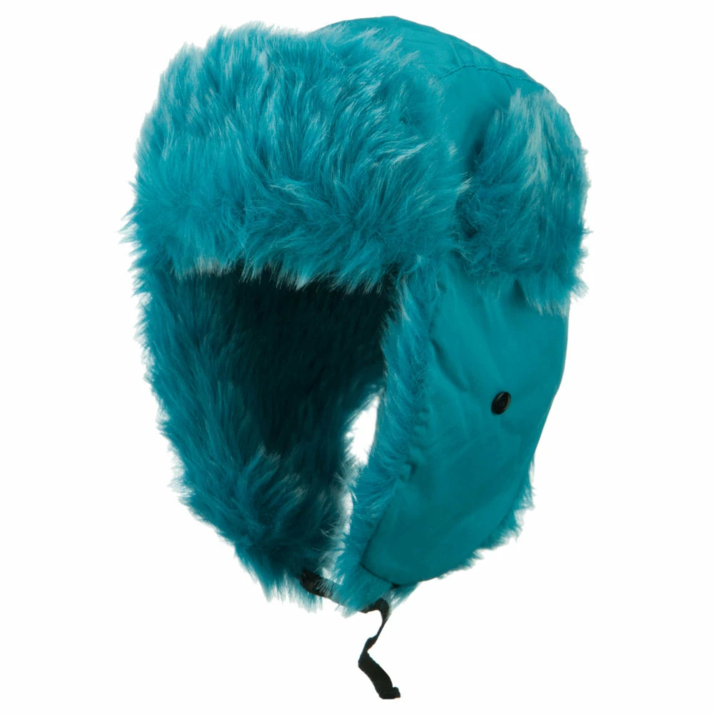 Jeanne Simmons Bright Nylon Faux Fur Trooper Hat - Image 6
