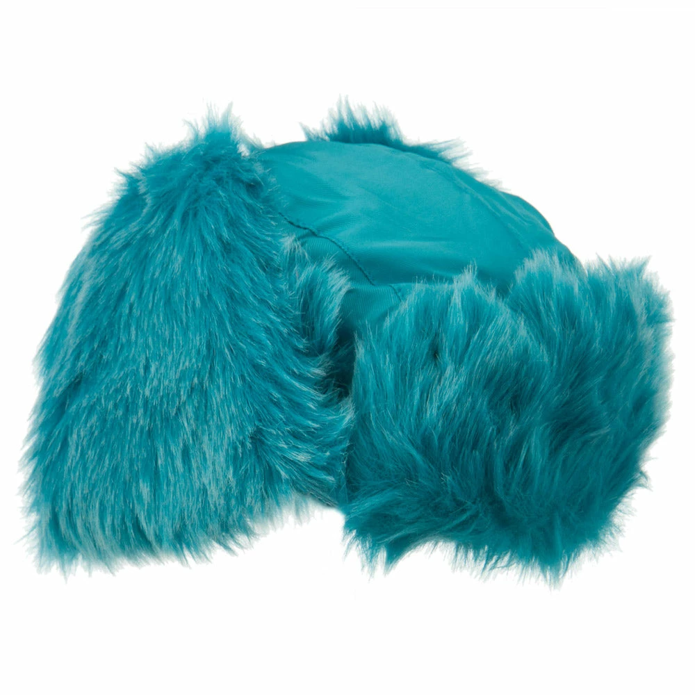 Jeanne Simmons Bright Nylon Faux Fur Trooper Hat - Image 10