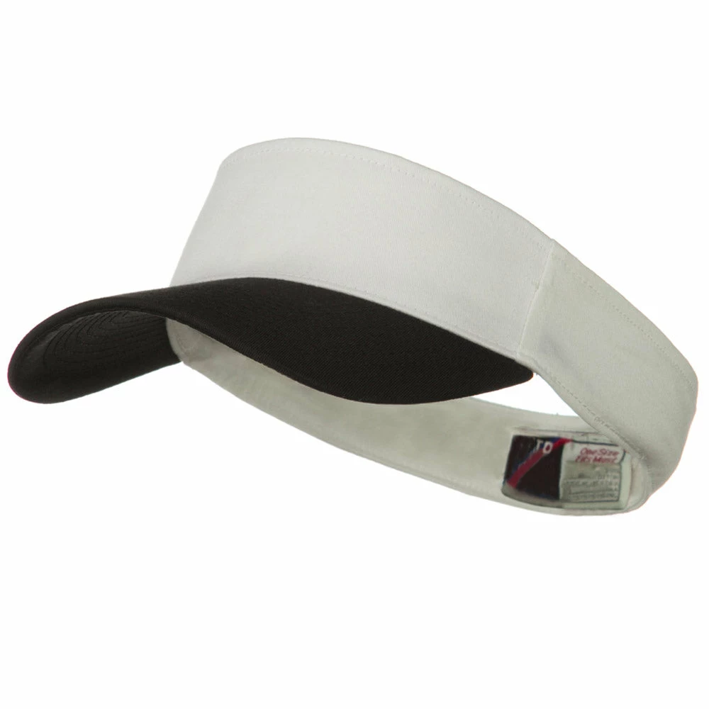 Brushed Cotton Twill Flex Sun Visor - Image 6