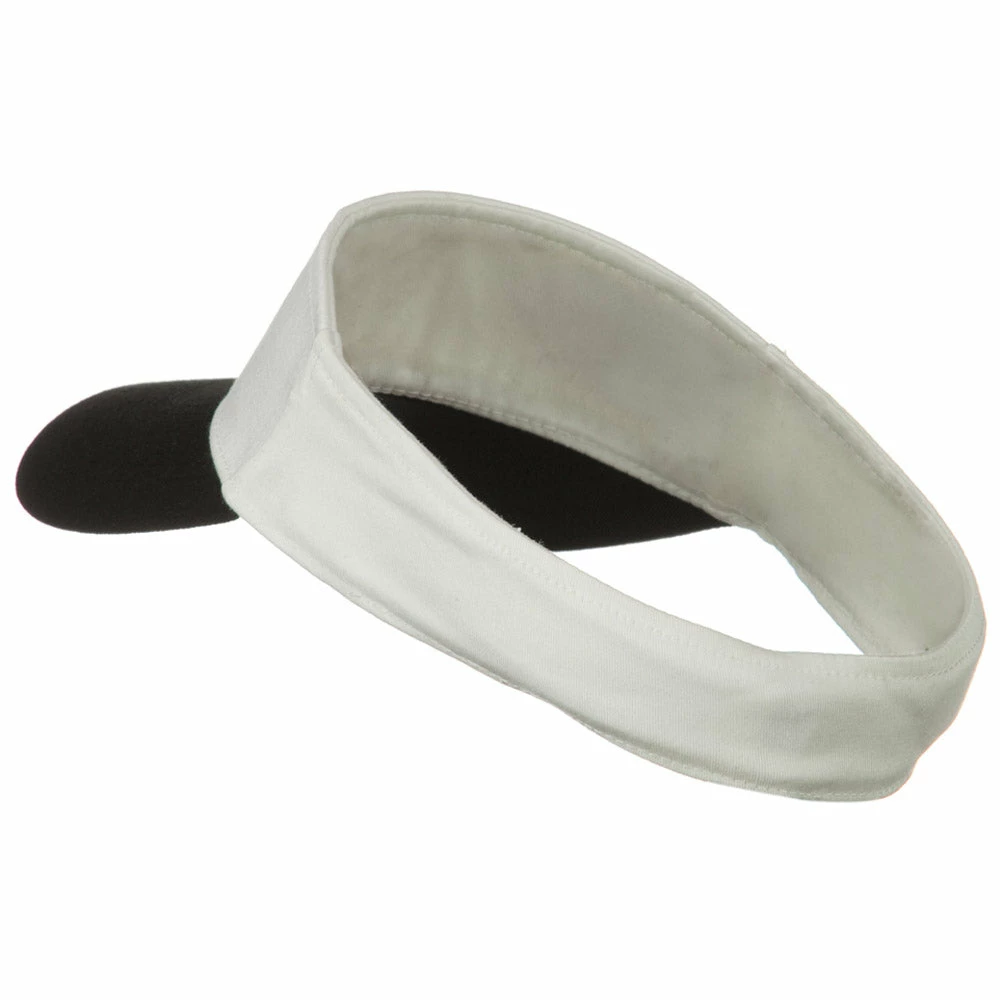 Brushed Cotton Twill Flex Sun Visor - Image 8