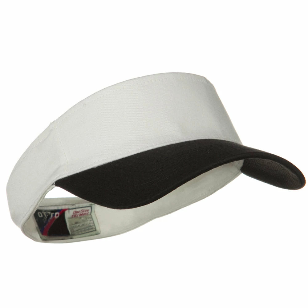 Brushed Cotton Twill Flex Sun Visor - Image 9