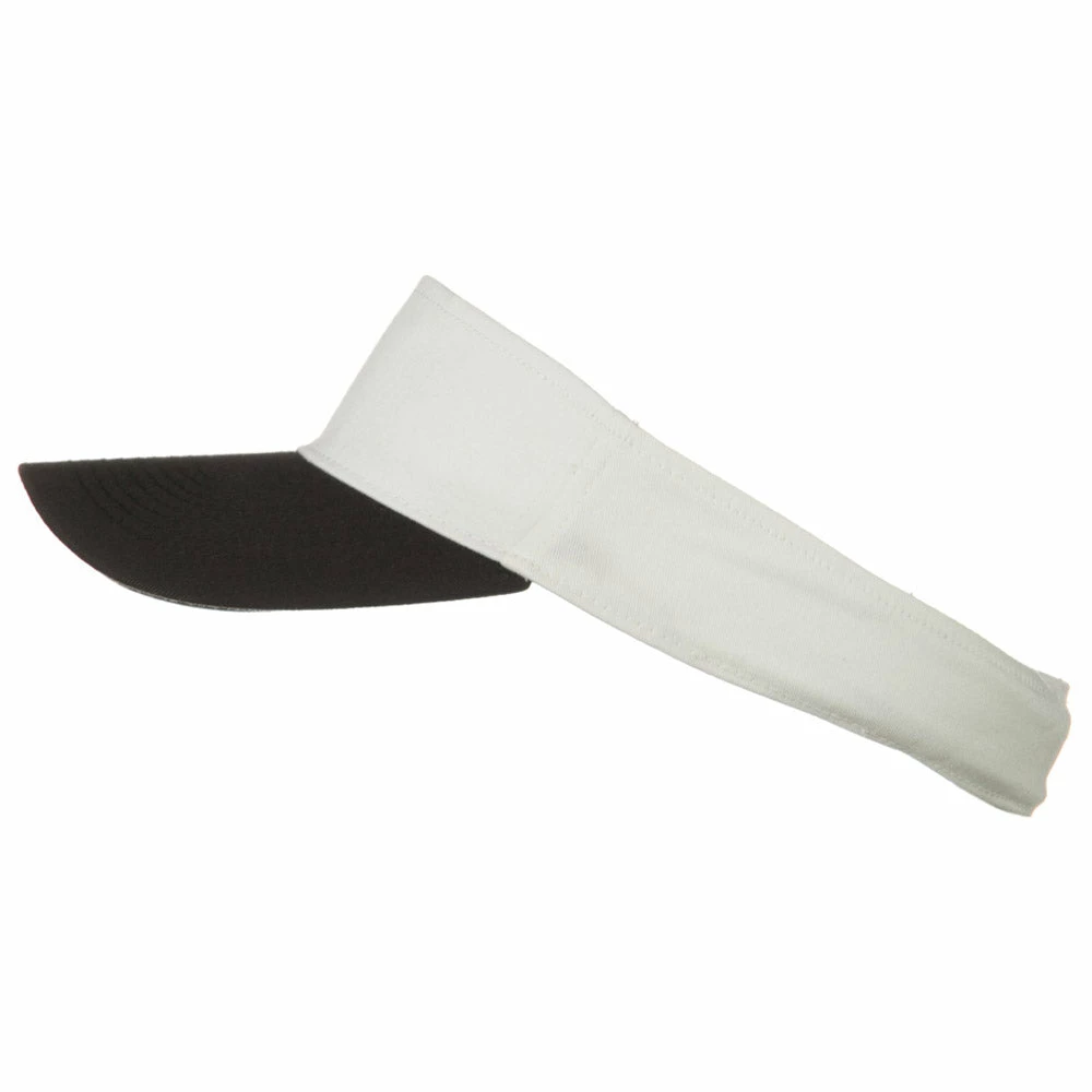 Brushed Cotton Twill Flex Sun Visor - Image 7