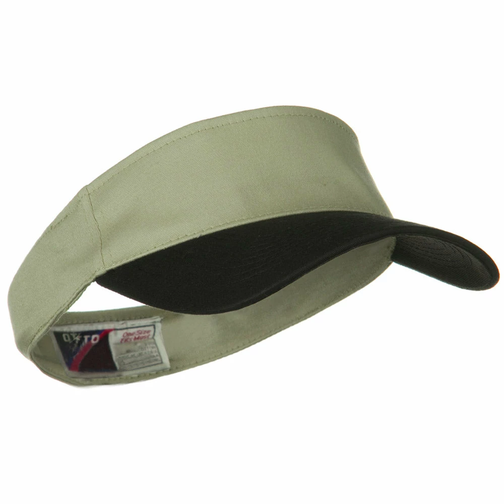 Brushed Cotton Twill Flex Sun Visor - Image 5