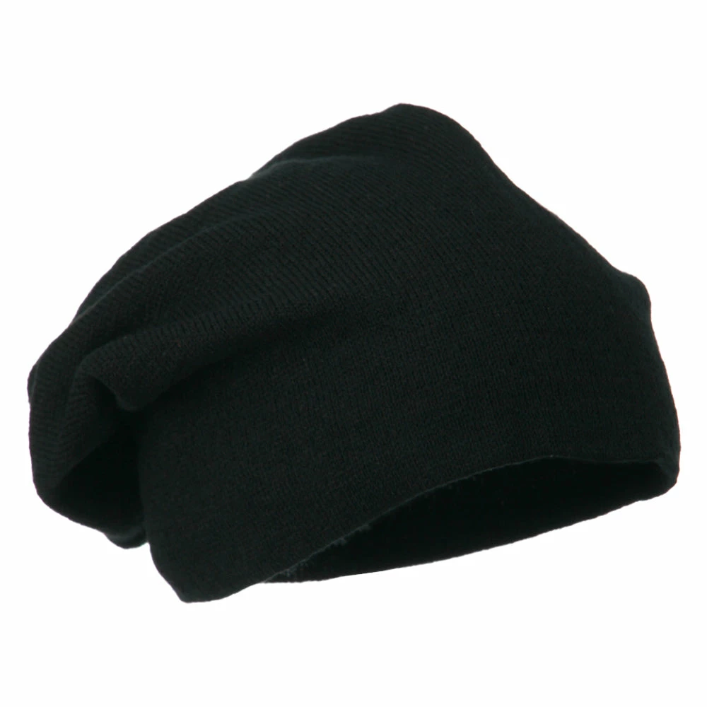 Otto Big Size Knit Slouch Beanie - Image 4