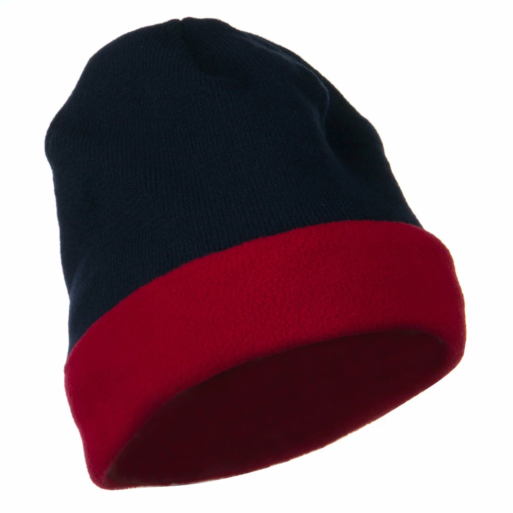 MG Fleece Brim Winter Knitted Beanie - Image 7