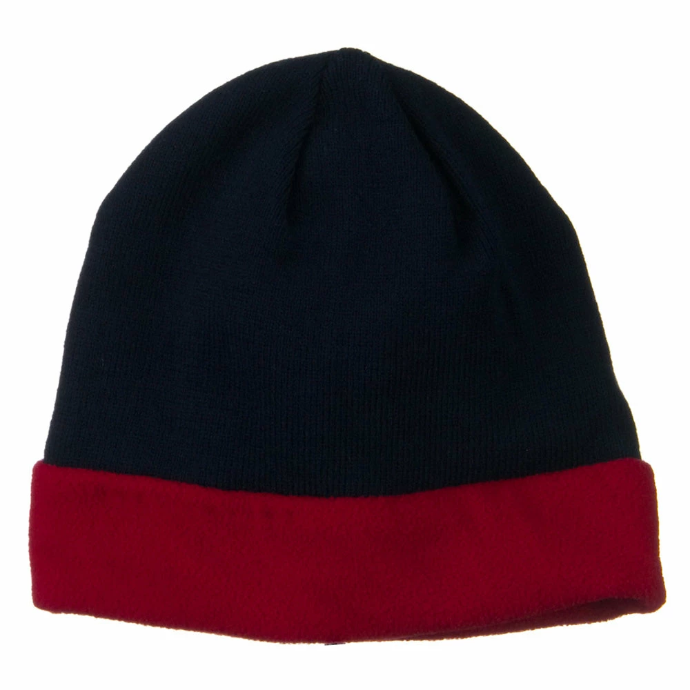 MG Fleece Brim Winter Knitted Beanie - Image 9