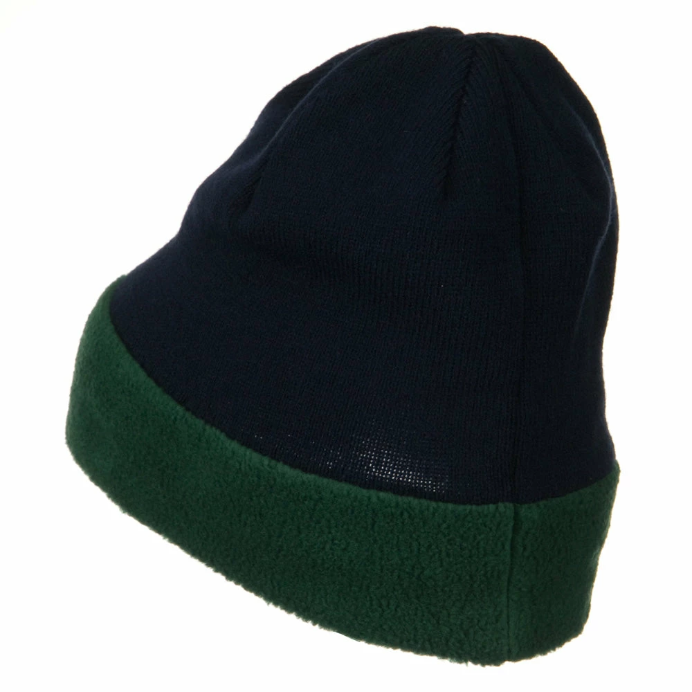 MG Fleece Brim Winter Knitted Beanie - Image 3