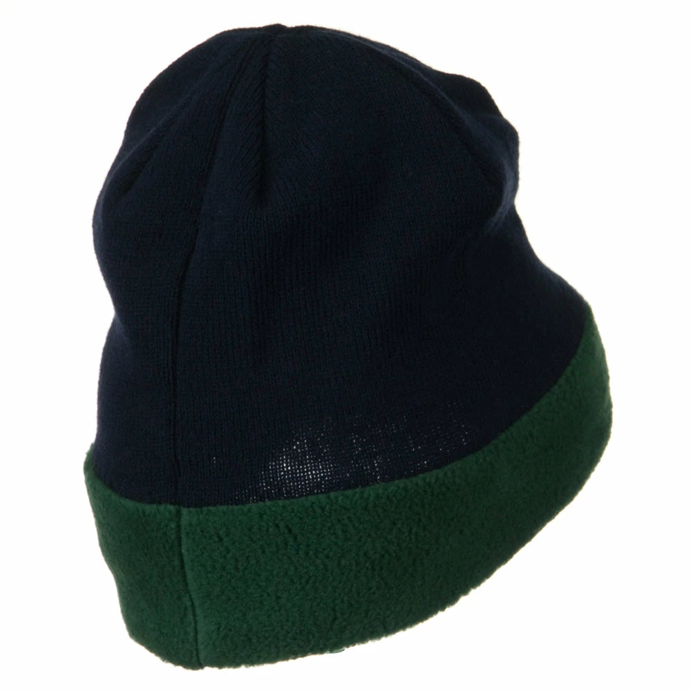 MG Fleece Brim Winter Knitted Beanie - Image 2