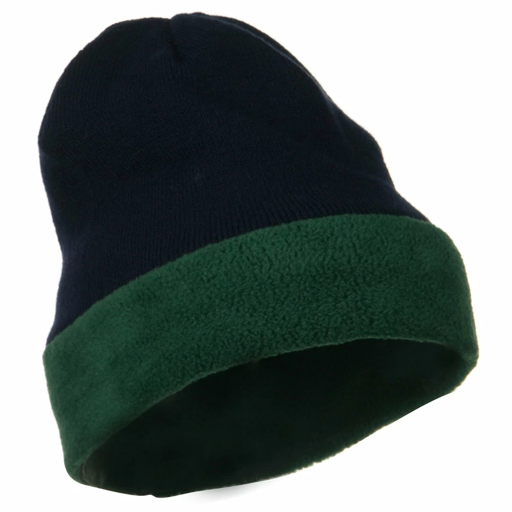 MG Fleece Brim Winter Knitted Beanie - Image 4
