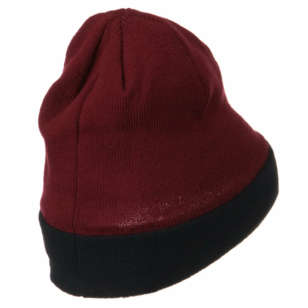 MG Fleece Brim Winter Knitted Beanie - Image 13