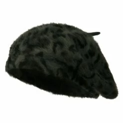 Jeanne Simmons Cheetah Angora Beret