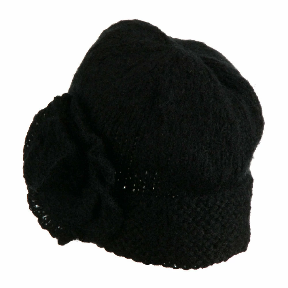 Jeanne Simmons Ladies Flower Accent Cuff Beanie - Image 7