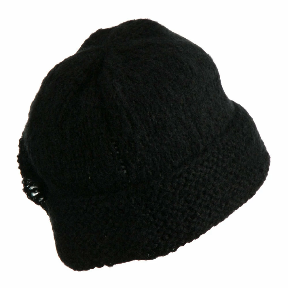 Jeanne Simmons Ladies Flower Accent Cuff Beanie - Image 8