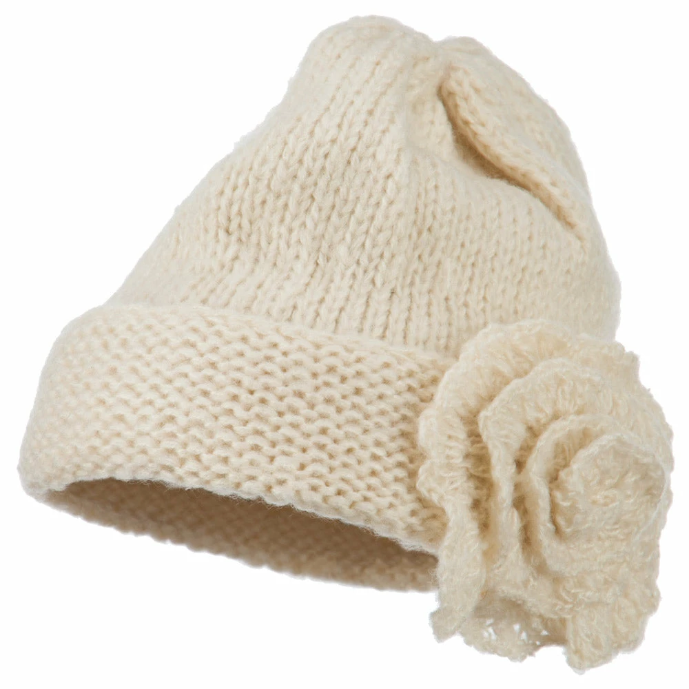 Jeanne Simmons Ladies Flower Accent Cuff Beanie - Image 21