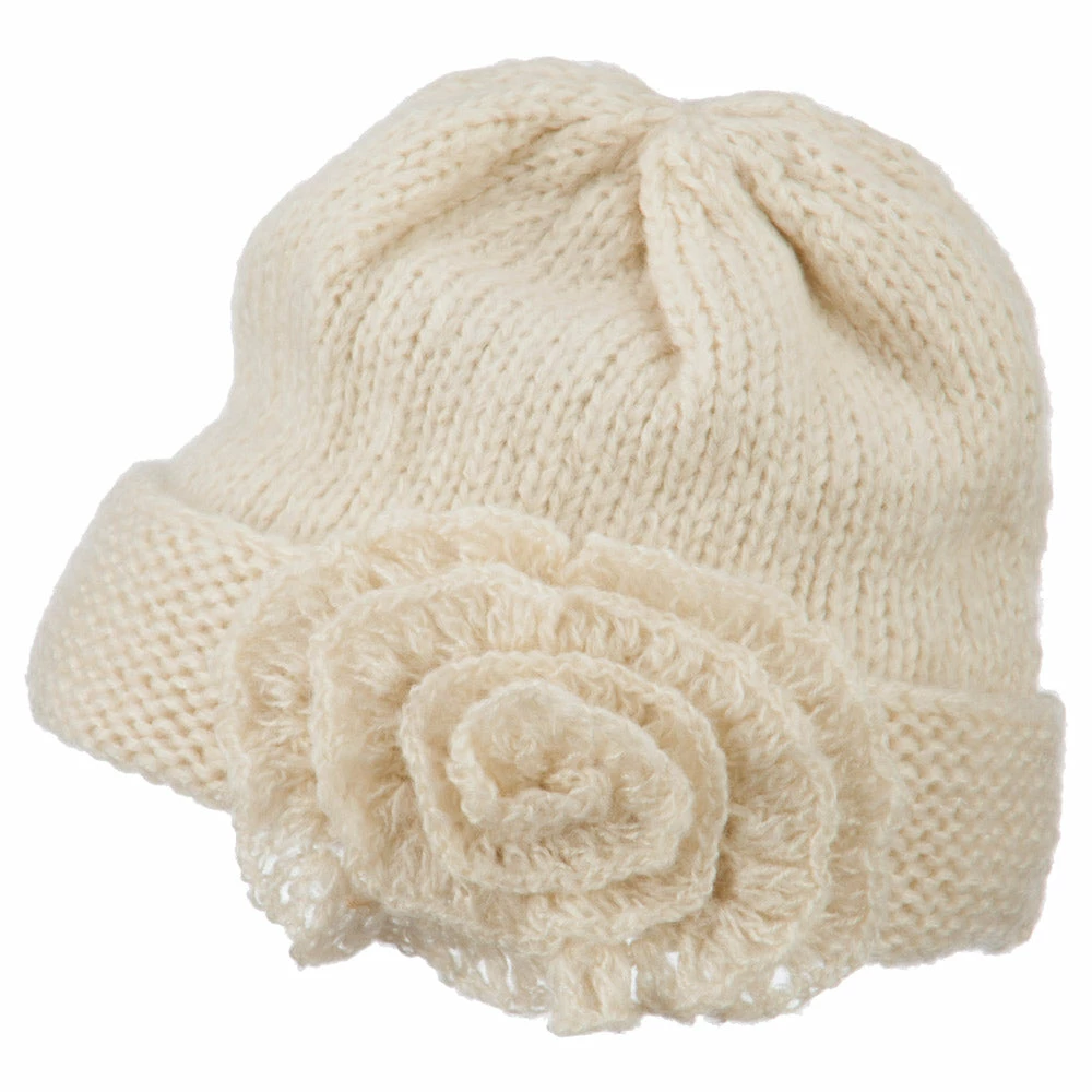 Jeanne Simmons Ladies Flower Accent Cuff Beanie - Image 25