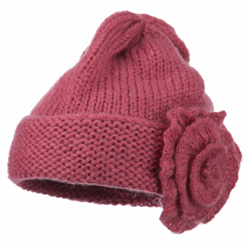 Jeanne Simmons Ladies Flower Accent Cuff Beanie - Image 36