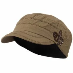 Hatiya Checkered Flower Army Cap