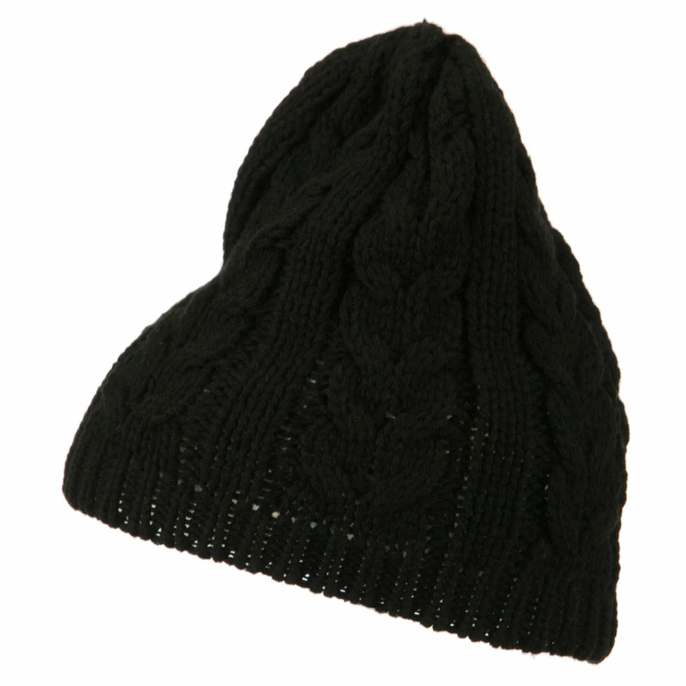 Jeanne Simmons Acrylic Cable Design Beanie Hat - Image 5