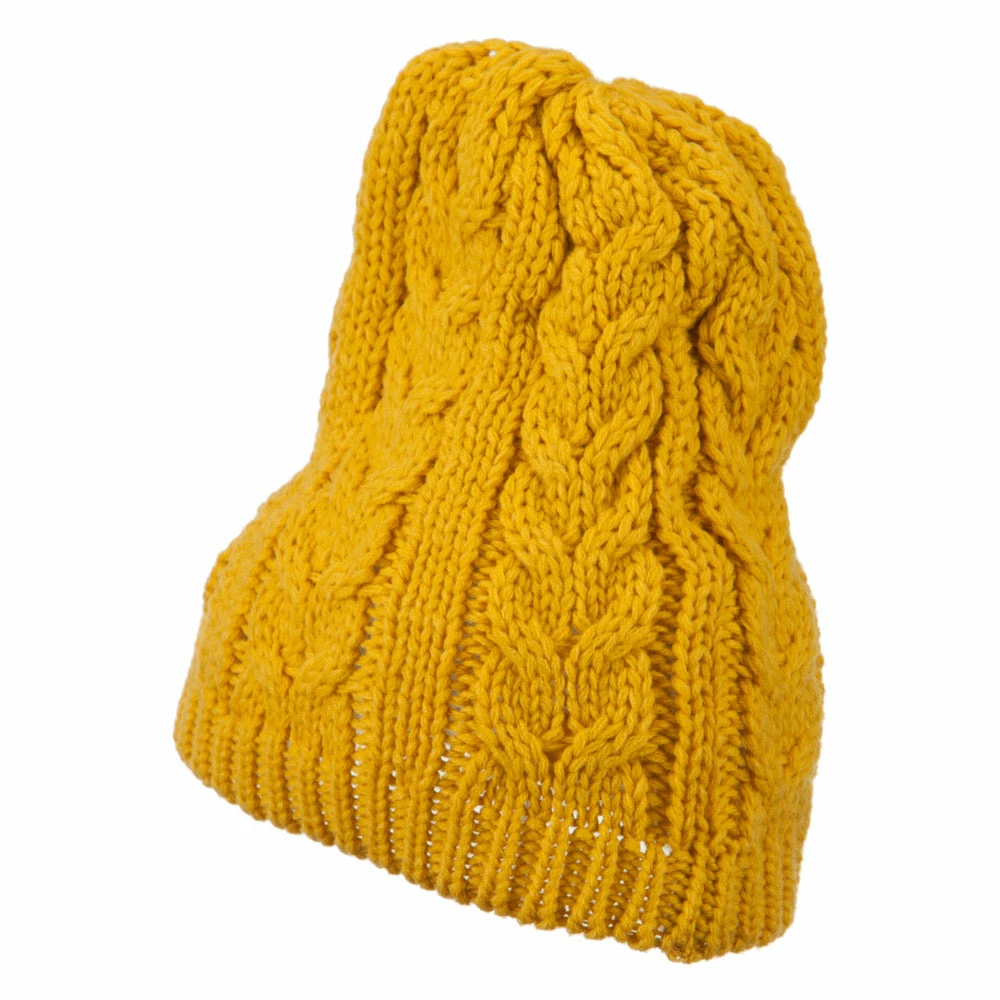 Jeanne Simmons Acrylic Cable Design Beanie Hat - Image 7