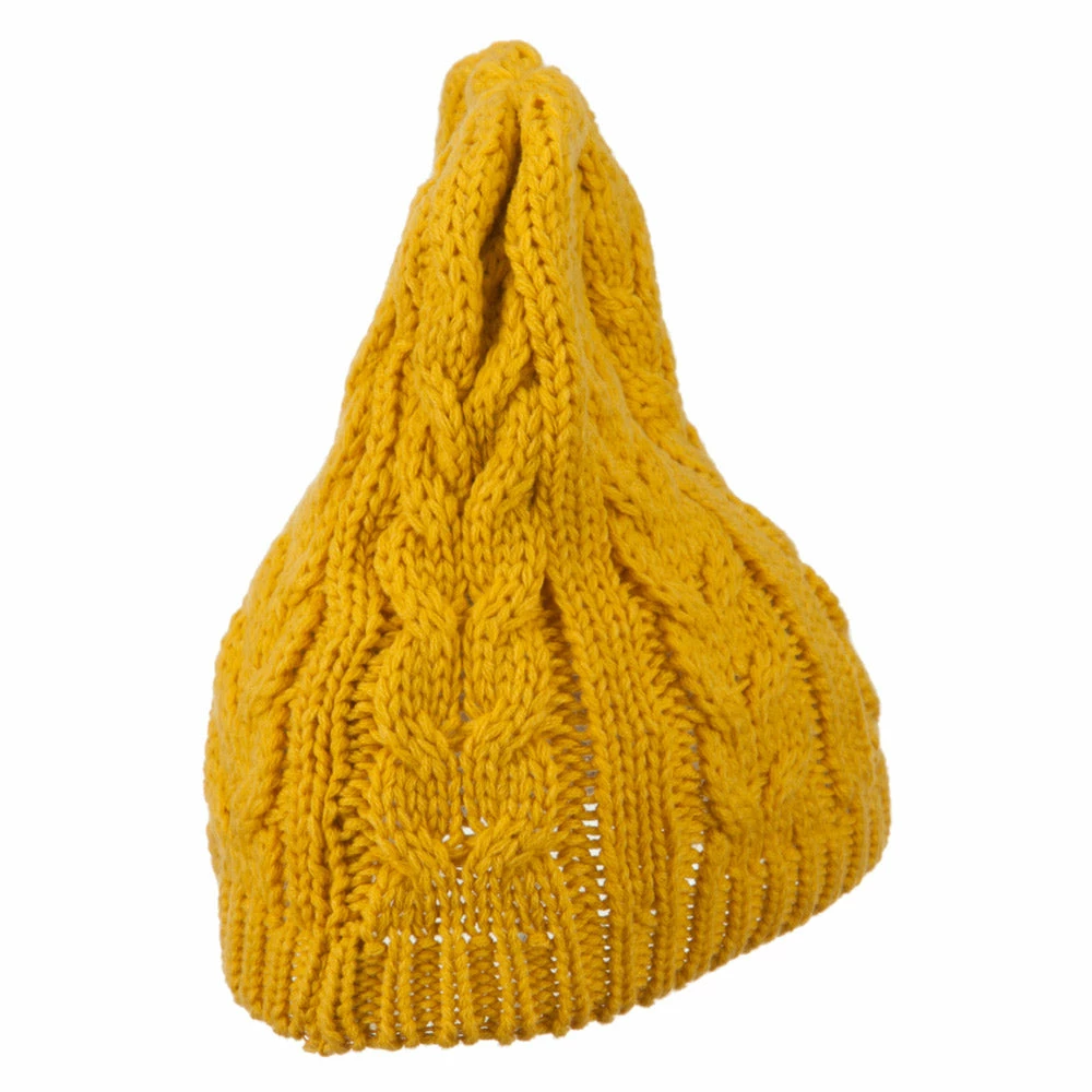 Jeanne Simmons Acrylic Cable Design Beanie Hat - Image 8