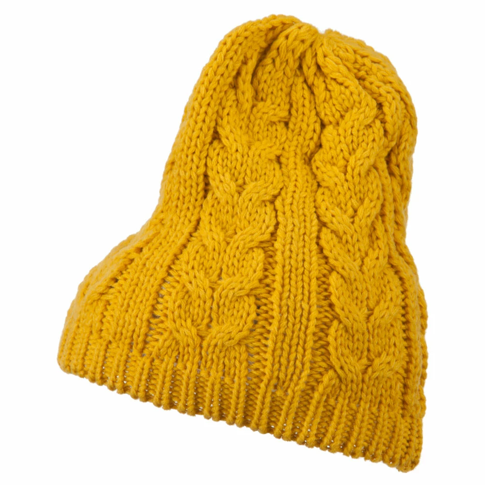 Jeanne Simmons Acrylic Cable Design Beanie Hat - Image 10