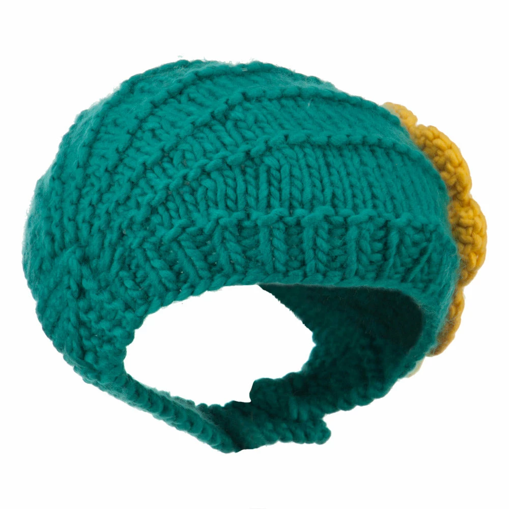 Jeanne Simmons Girl's Flower Detail Chin Ski Beanie - Image 8