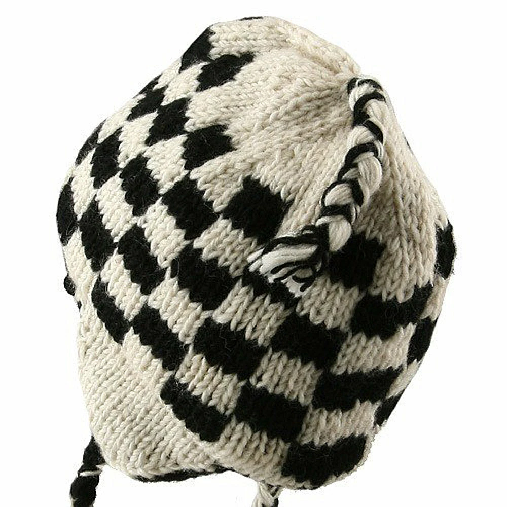 Rasta World Checker Jacquard Beanie - Image 12