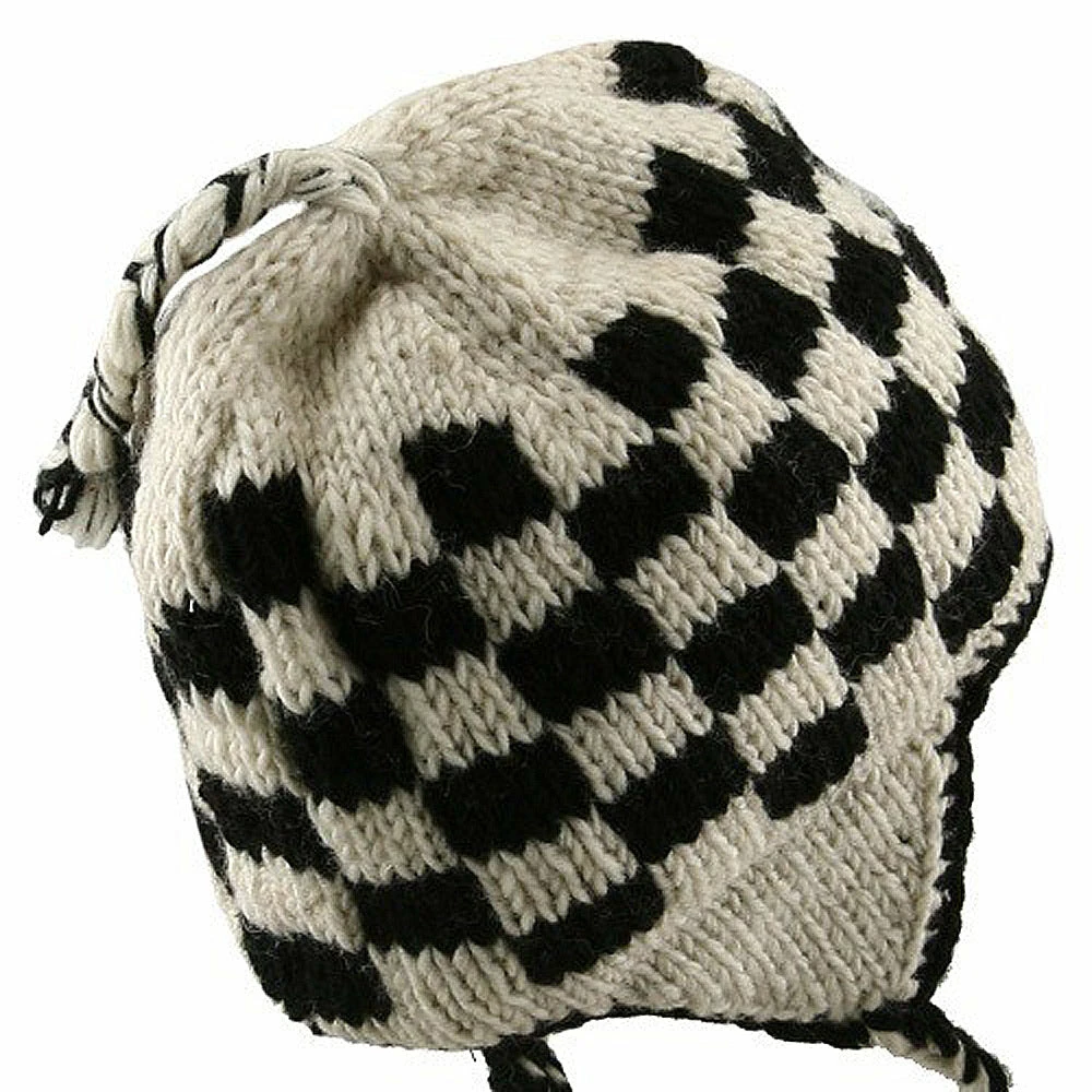 Rasta World Checker Jacquard Beanie - Image 13