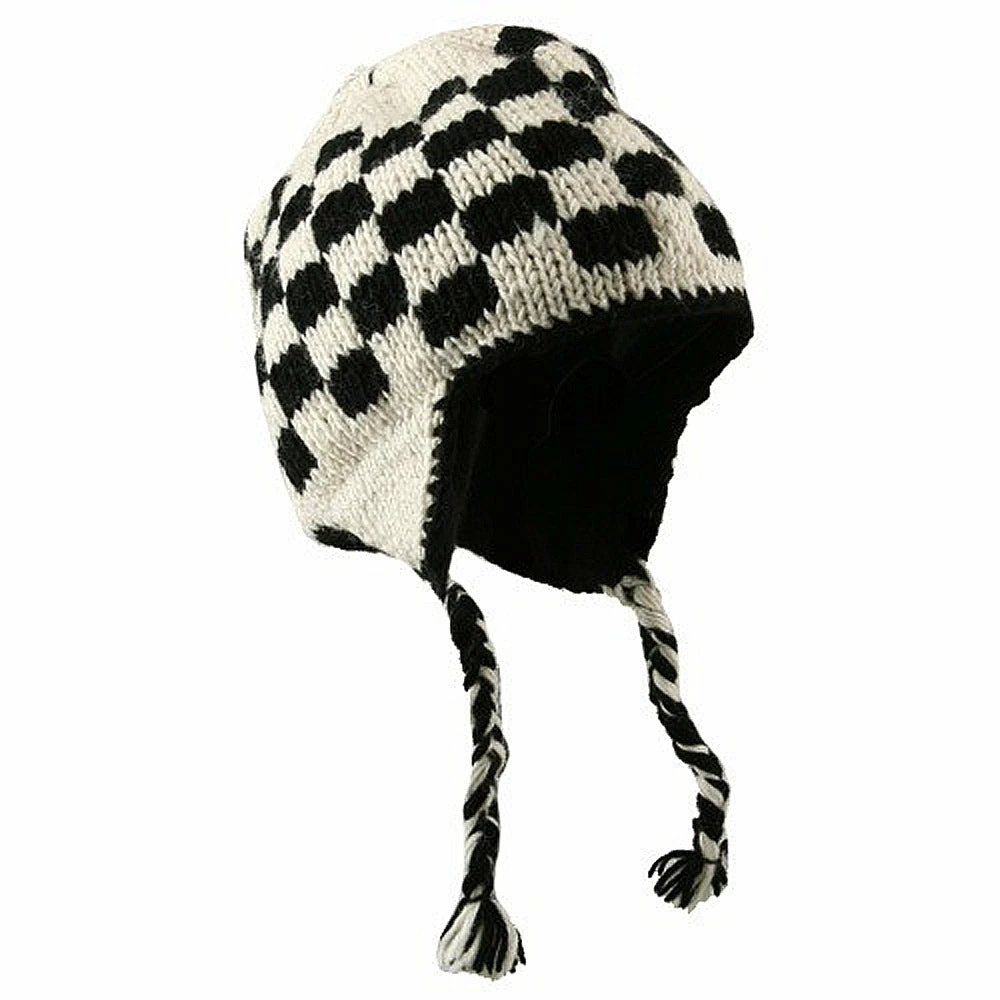 Rasta World Checker Jacquard Beanie - Image 14