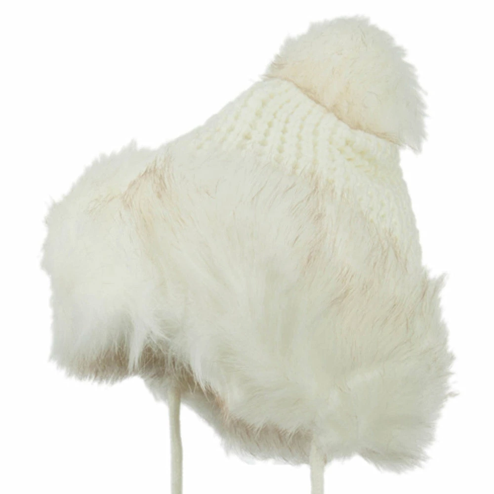 Jeanne Simmons Ladies Crocheted Knit Pom Ski Beanie - Image 16