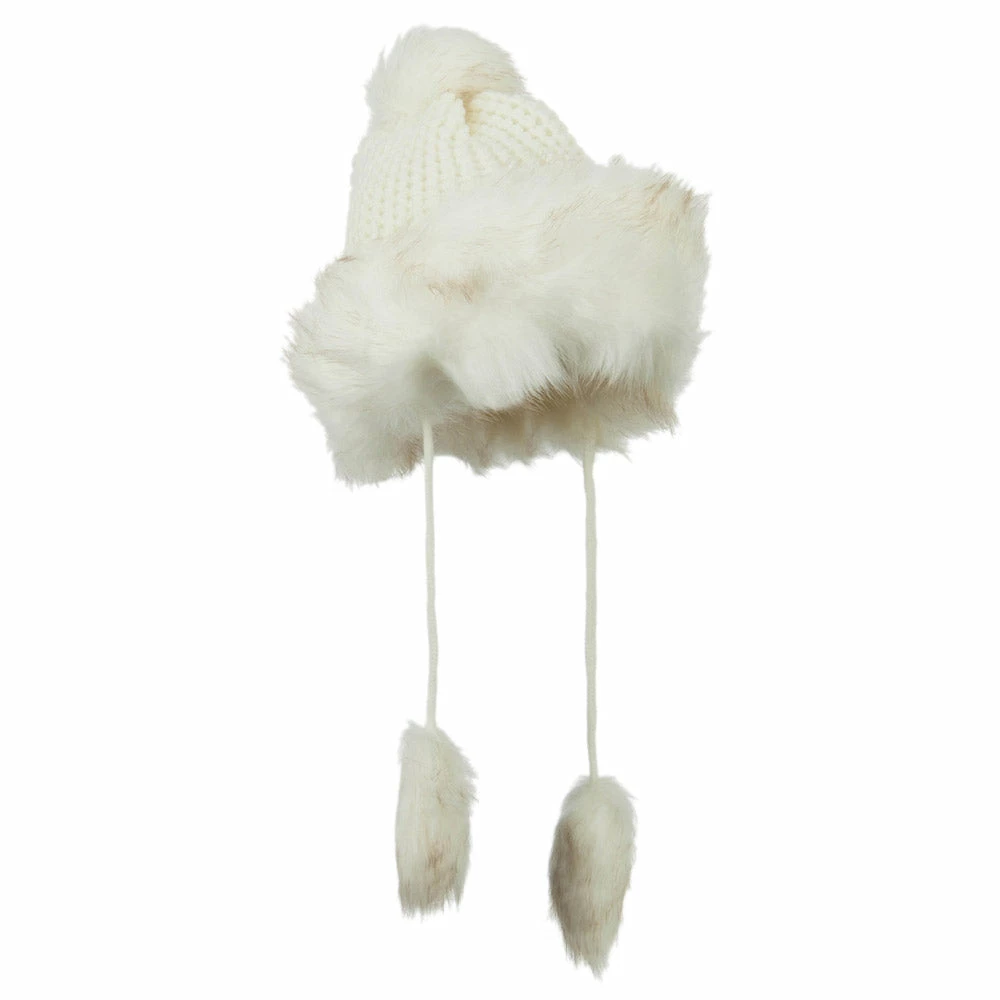 Jeanne Simmons Ladies Crocheted Knit Pom Ski Beanie - Image 19