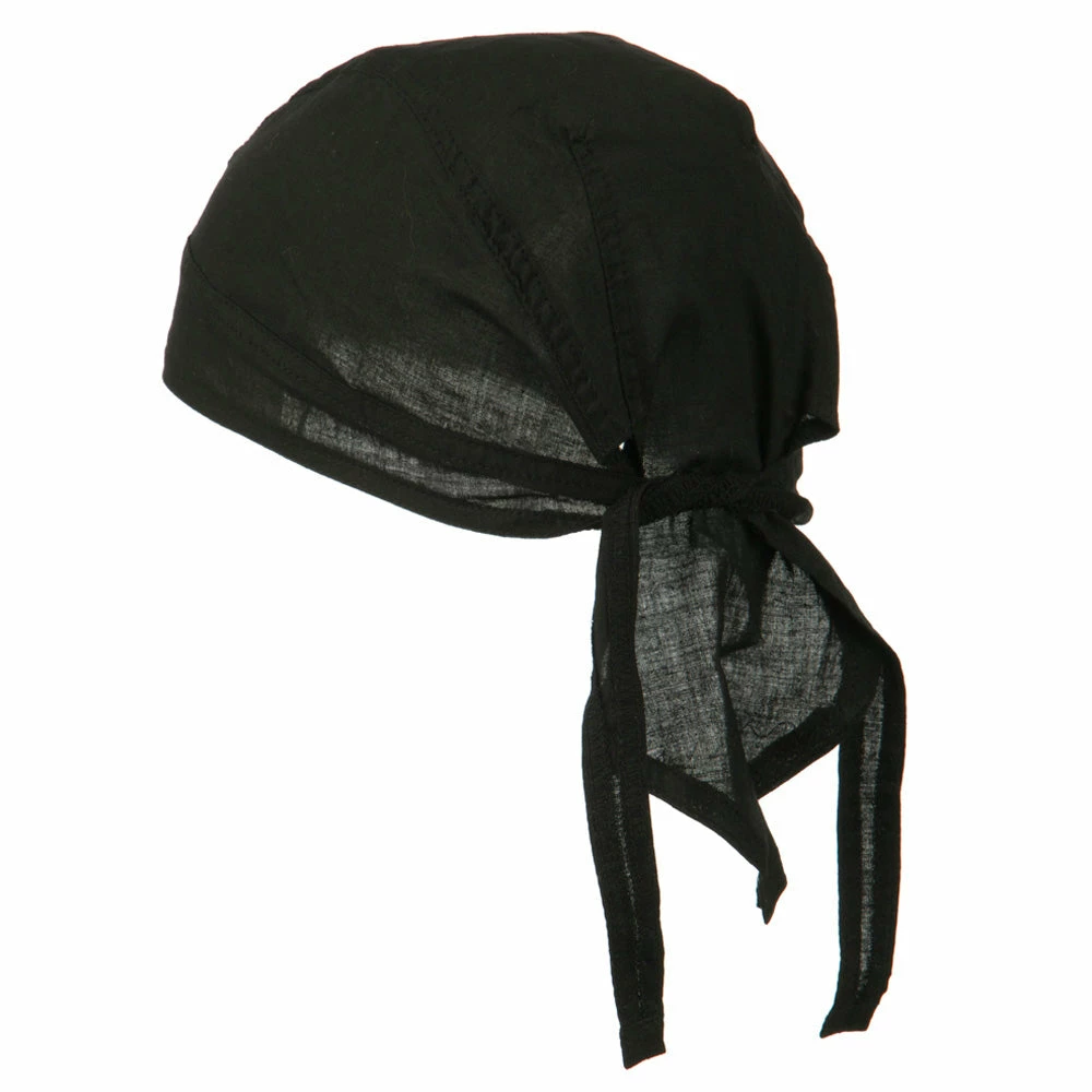 Cotton Poplin Biker Style Head Wrap - Image 2