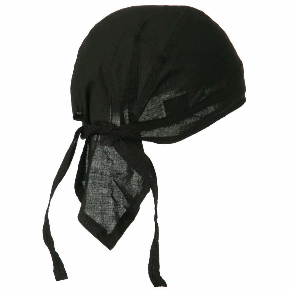 Cotton Poplin Biker Style Head Wrap - Image 3