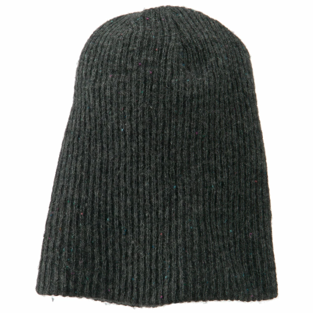 Rasta World Wool Color Speckled Long Beanie - Image 5
