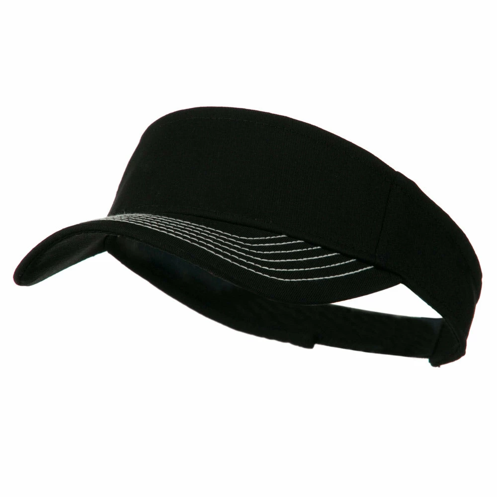 MUR Contrast-Stitched Billed Visor