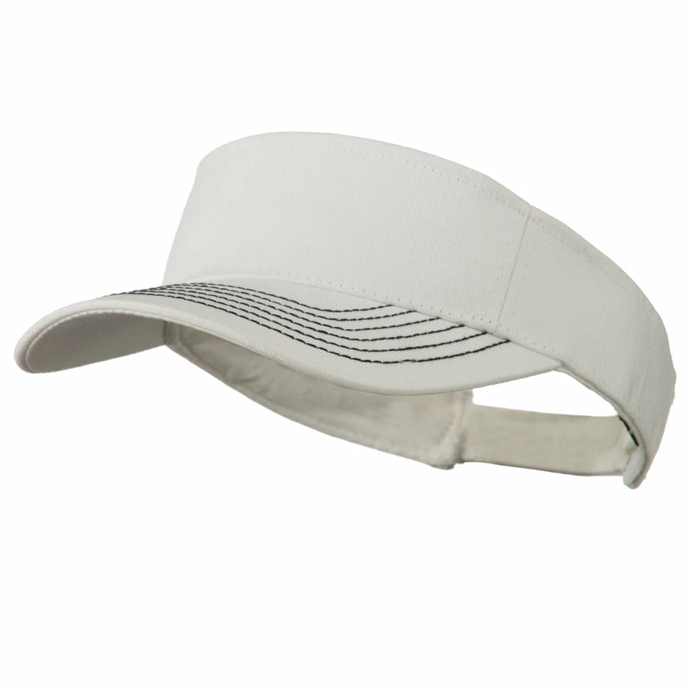 MUR Contrast-Stitched Billed Visor - Image 6