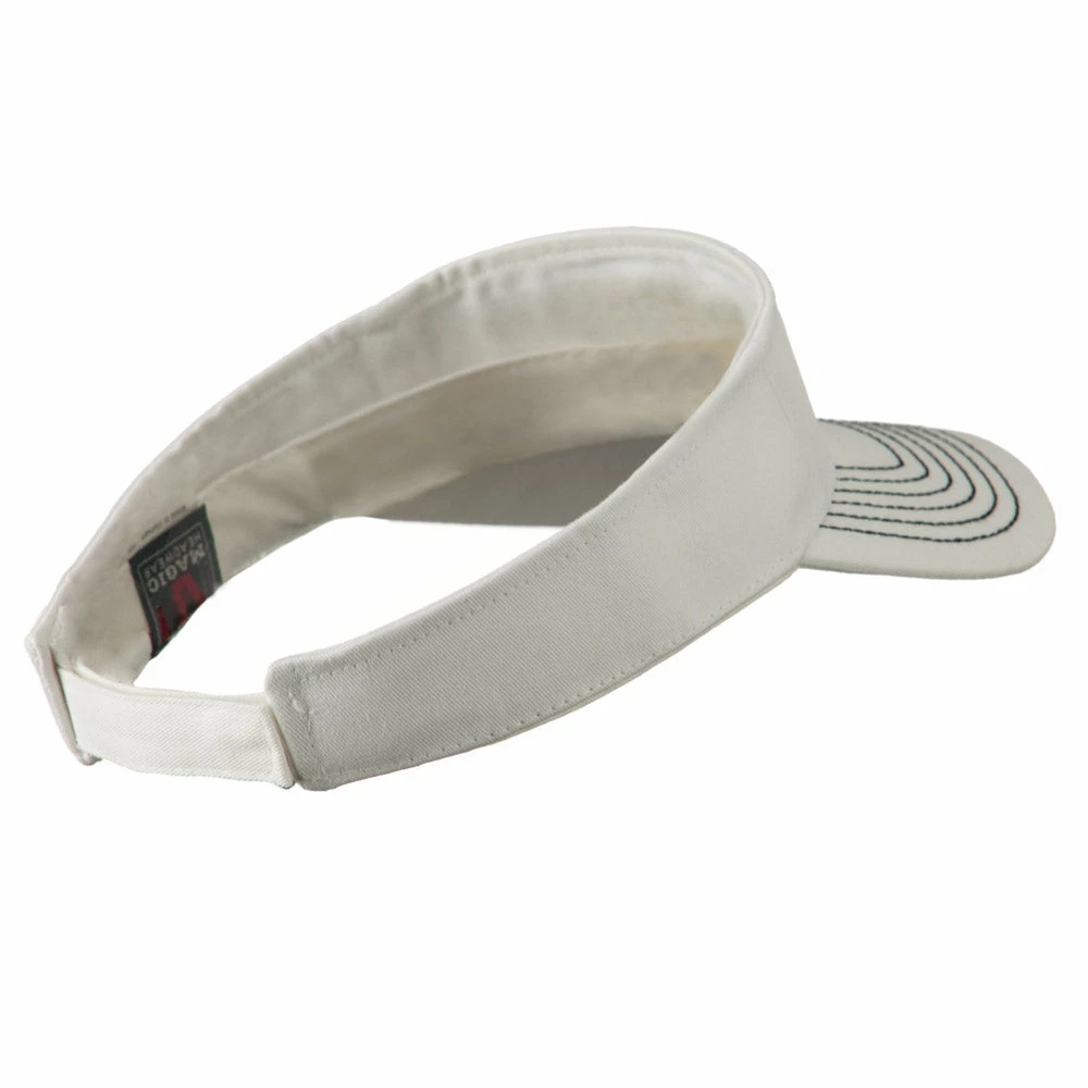 MUR Contrast-Stitched Billed Visor - Image 9