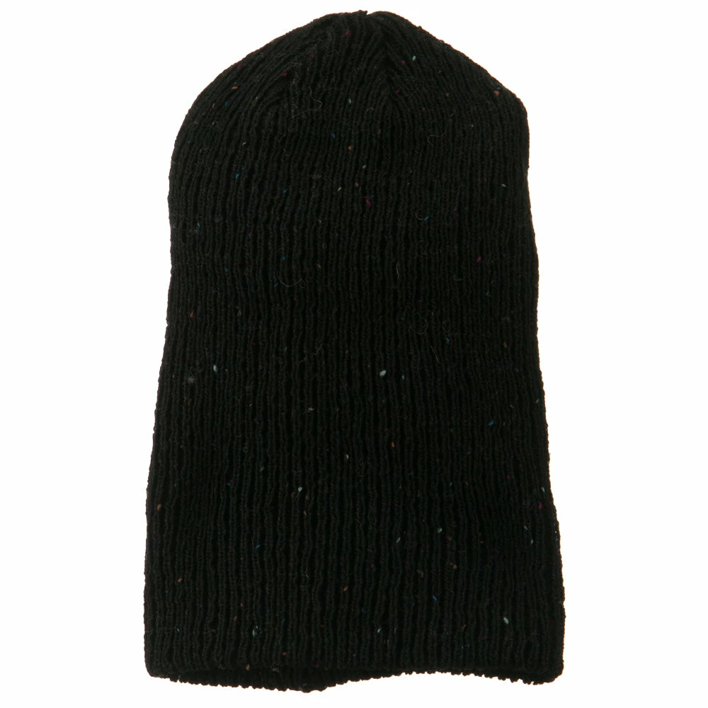 Rasta World Wool Color Speckled Long Beanie - Image 15