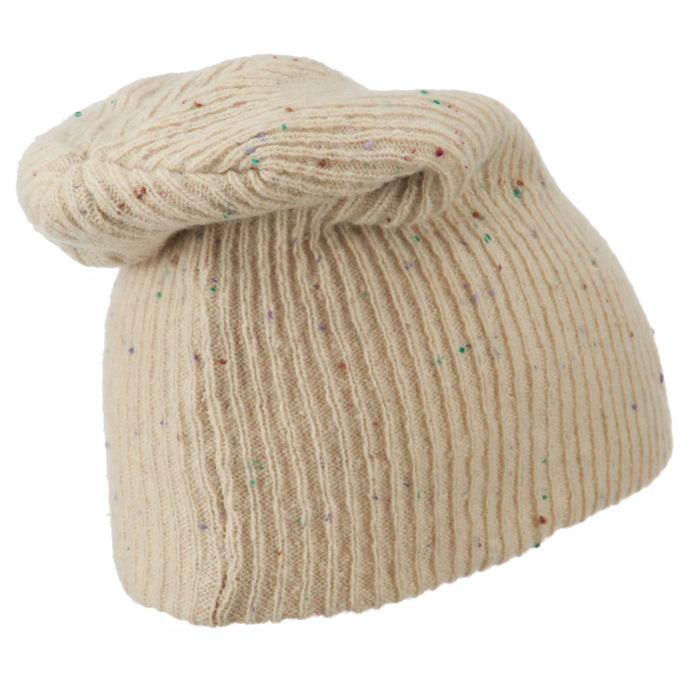 Rasta World Wool Color Speckled Long Beanie - Image 18