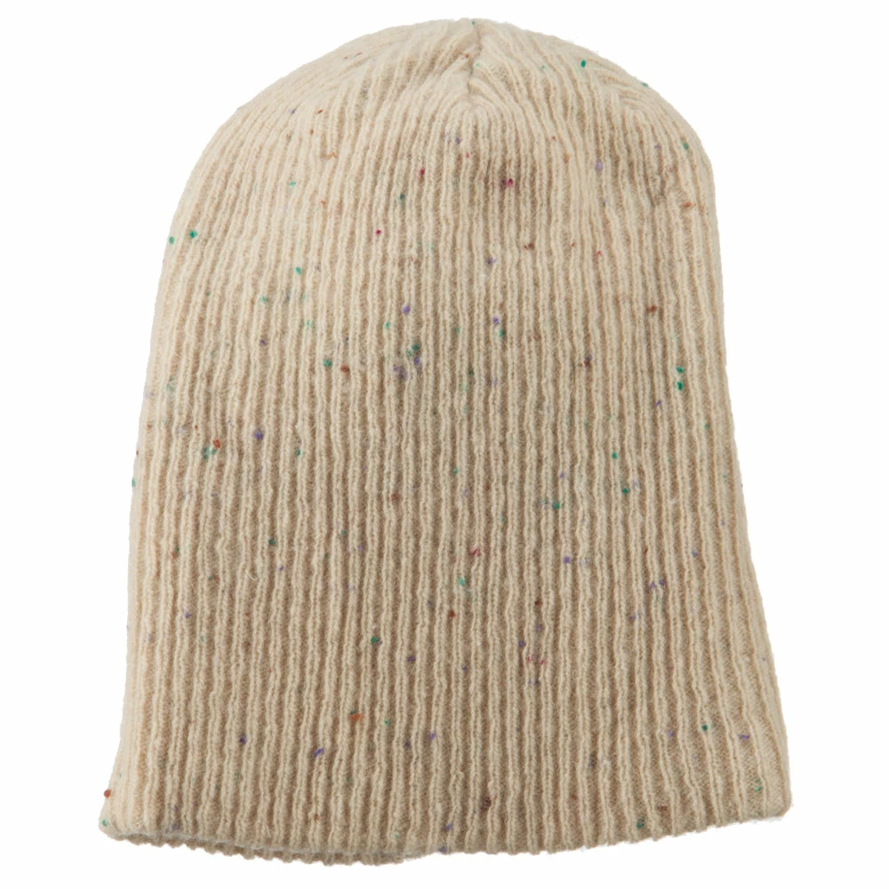 Rasta World Wool Color Speckled Long Beanie - Image 20
