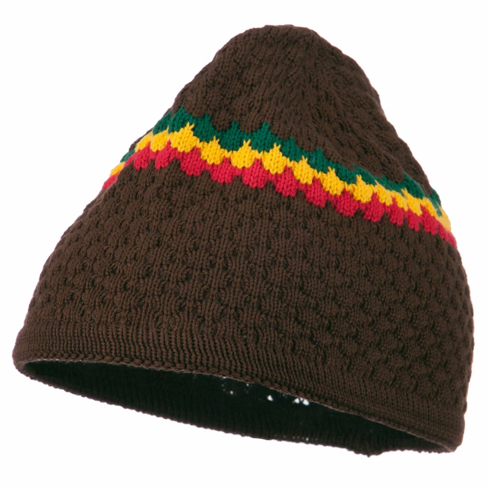 Rasta World Hand Crocheted Beanie (03) - Image 16