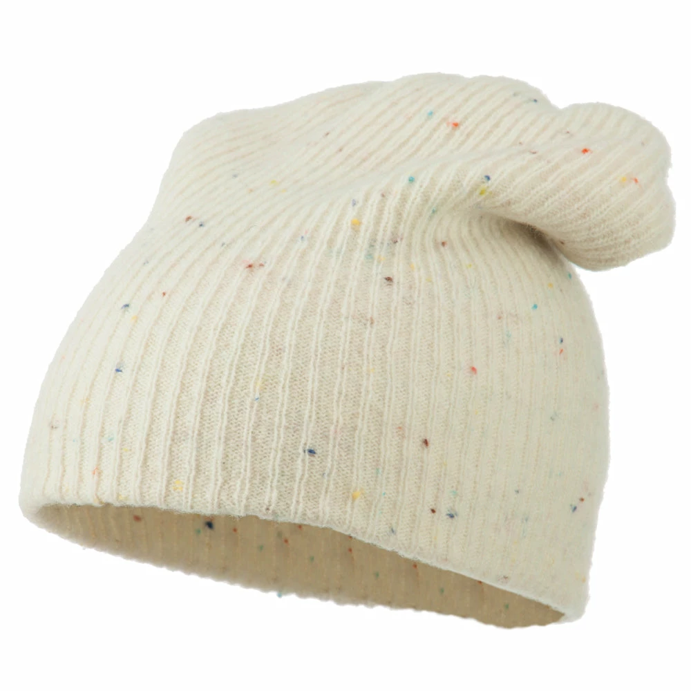Rasta World Wool Color Speckled Long Beanie - Image 21