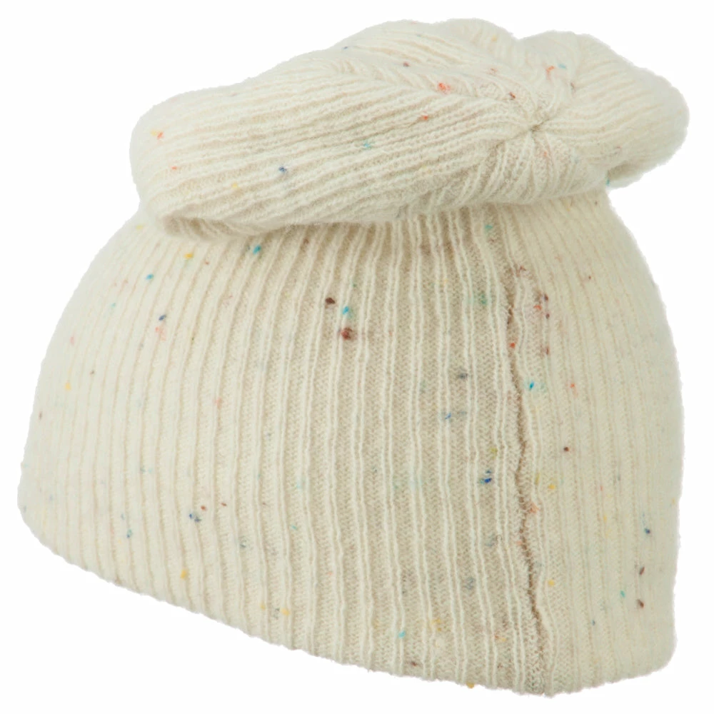 Rasta World Wool Color Speckled Long Beanie - Image 22