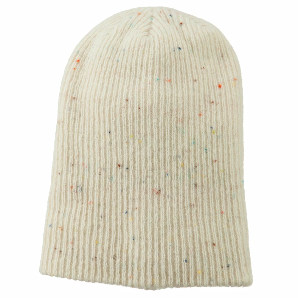 Rasta World Wool Color Speckled Long Beanie - Image 25
