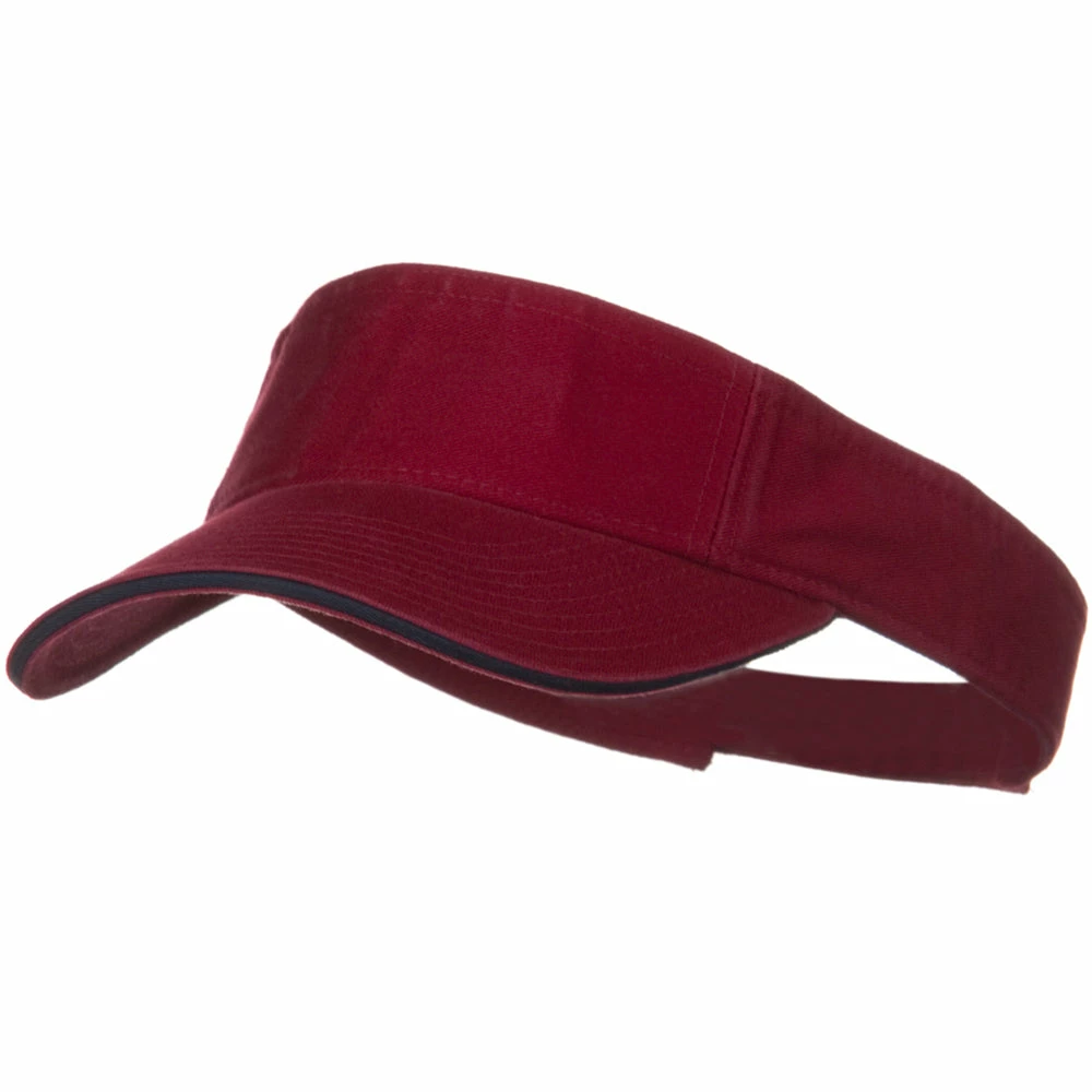 MG Prostyle Cotton Twill Washed Sandwich Visor