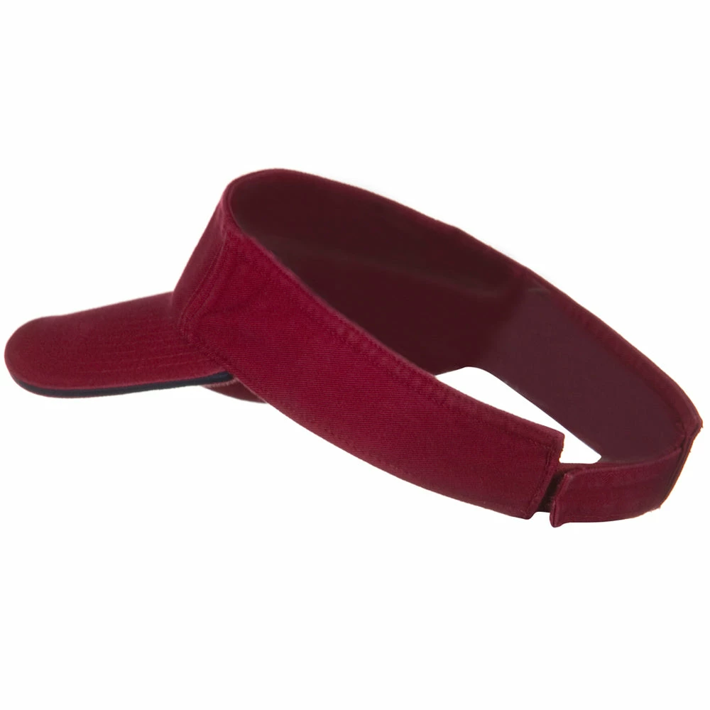 MG Prostyle Cotton Twill Washed Sandwich Visor - Image 2